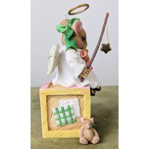 1996 Mouse Tales Hillman Angels We Have Heard on High Christmas Figurine Enesco - Picture 7 of 10